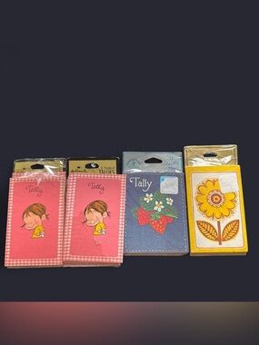 vintage tally cards